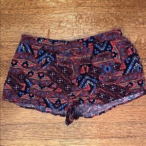 Forever 21 tribal print shorts